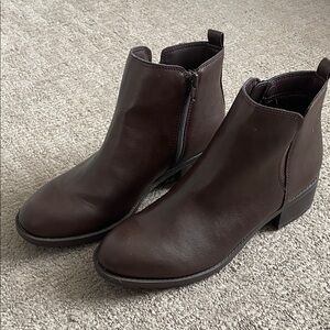 Style & Co. Dark Brown Ankle Booties